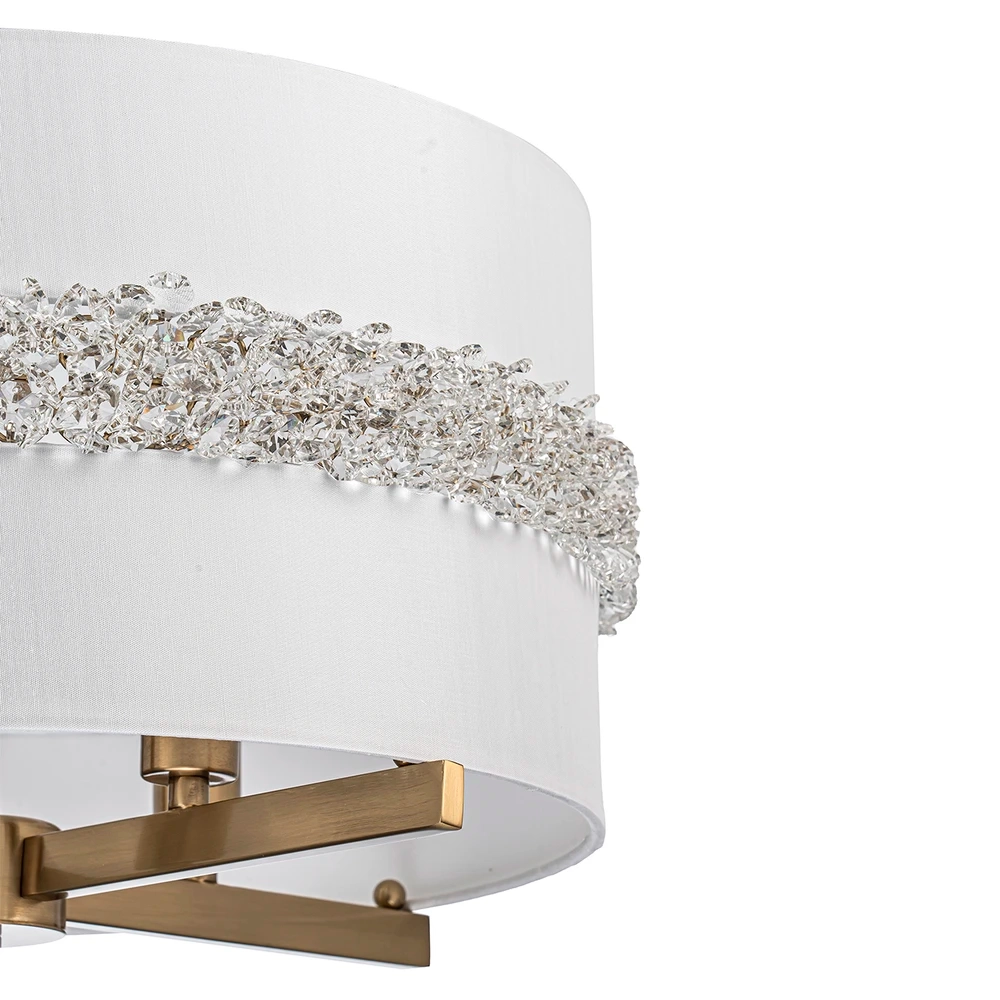 Люстра на штанге Indigo EFFETTO 13030/4R Brass V000514