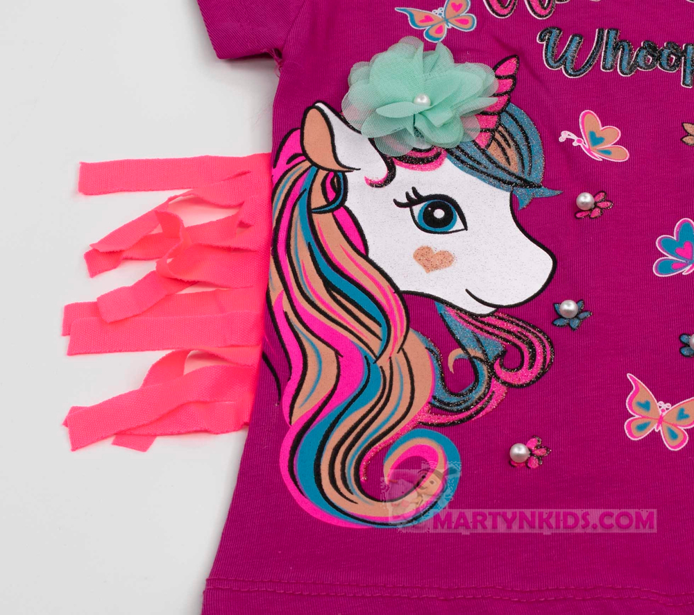 футболка UNICORN бусинки Whoops 4894
