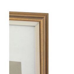 Фоторамка FA Фиеста 21х30 пластиковая со стеклом тёмная бронза | FA фототовары