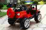 Детский электромобиль "Jeep Wrangler"  красный