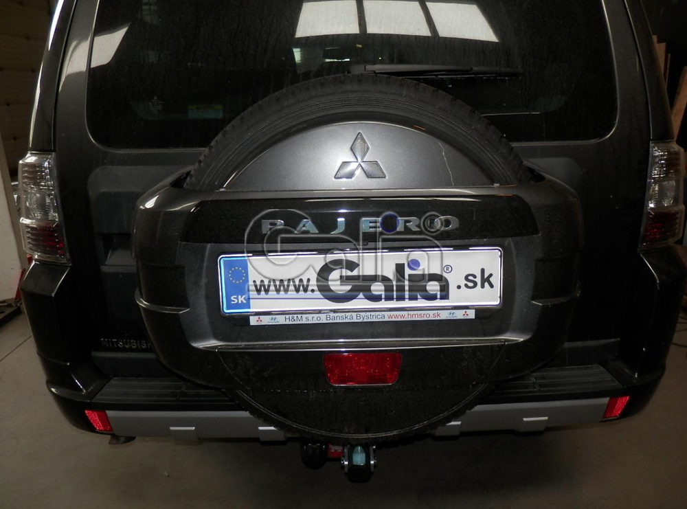 Фаркоп оцинкованный Galia M082C для Mitsubishi Pajero IV 2007-, Pajero III 2000-2007(паспорт и сертификат в комплекте)(без электрики)