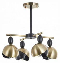 Люстра на штанге Arte Milano Neapolis-71307 271307/4 BK/GD