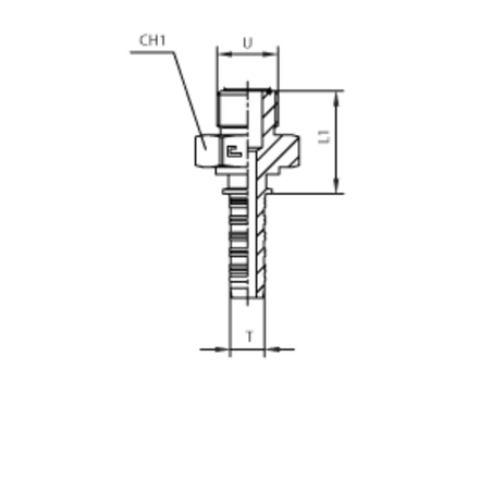 Фитинг DN 38 ORFS (Ш) 2