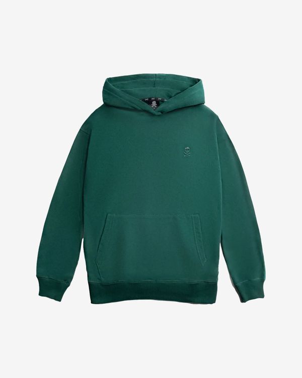 Худи Logo темно-зеленый - фото 1