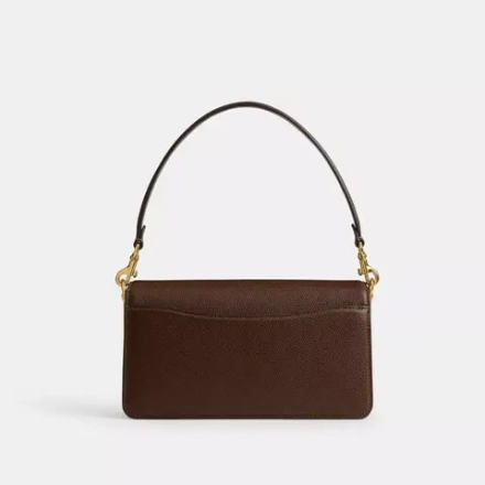 COACH СУМКА ЧЕРЕЗ ПЛЕЧО TABBY 26, ТЕМНО-КОРИЧНЕВЫЙ