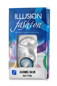 Трехмесячные цветные контактные линзы ILLUSION Fashion Adonis (уп. 2 линзы)