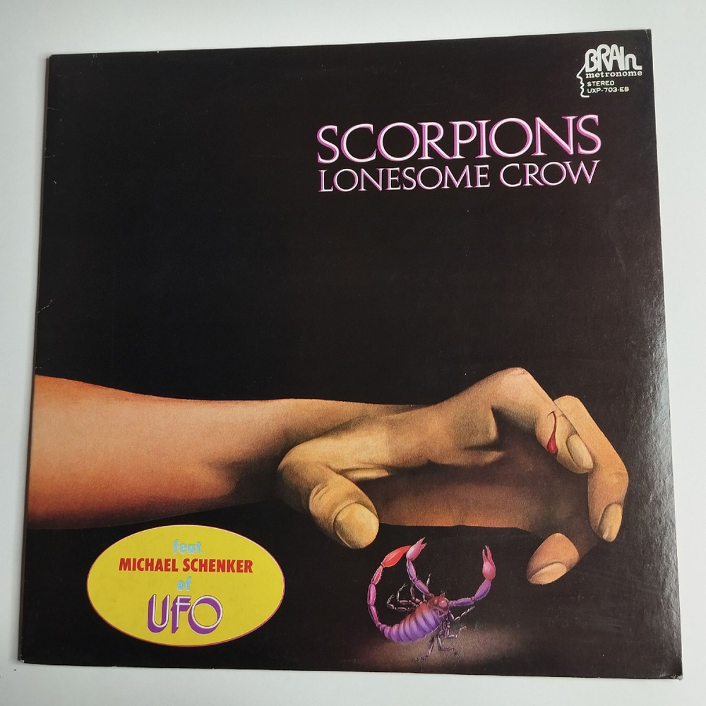 Винтажная виниловая пластинка LP Scorpions Lonesome Crow (Japan 1976) (No Obi) Leave Me