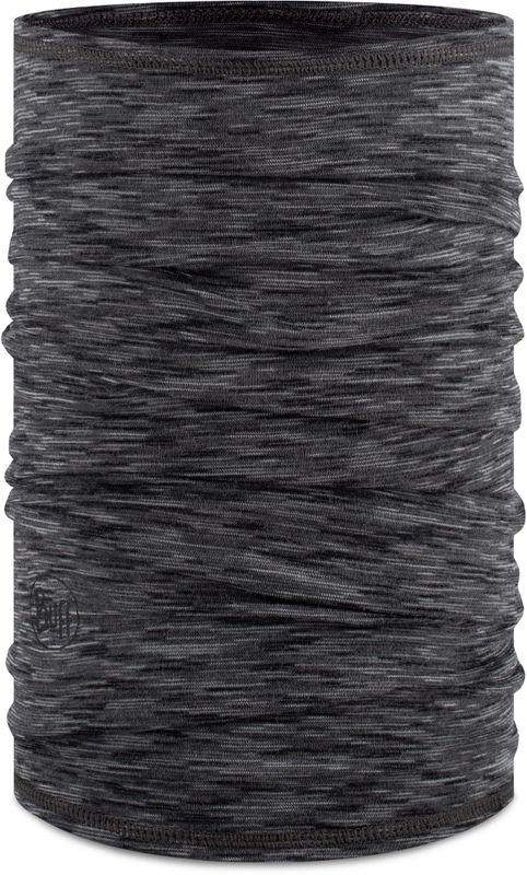 Тонкий шерстяной шарф-труба детский Buff Wool lightweight Graphite Multistripes Фото 1