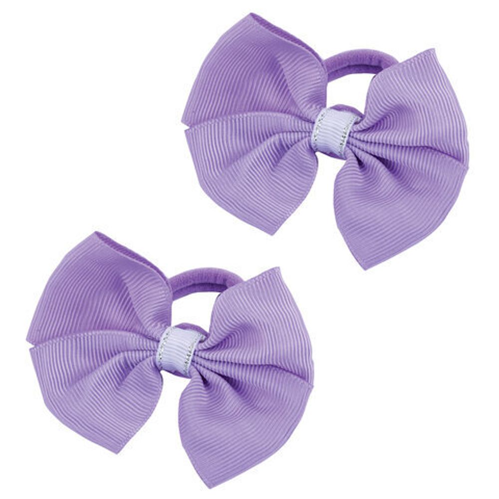 Резинки для волос НАБОР 2 шт., 8х4 см, с бантиком АССОРТИ, MONTE VITA, 457109