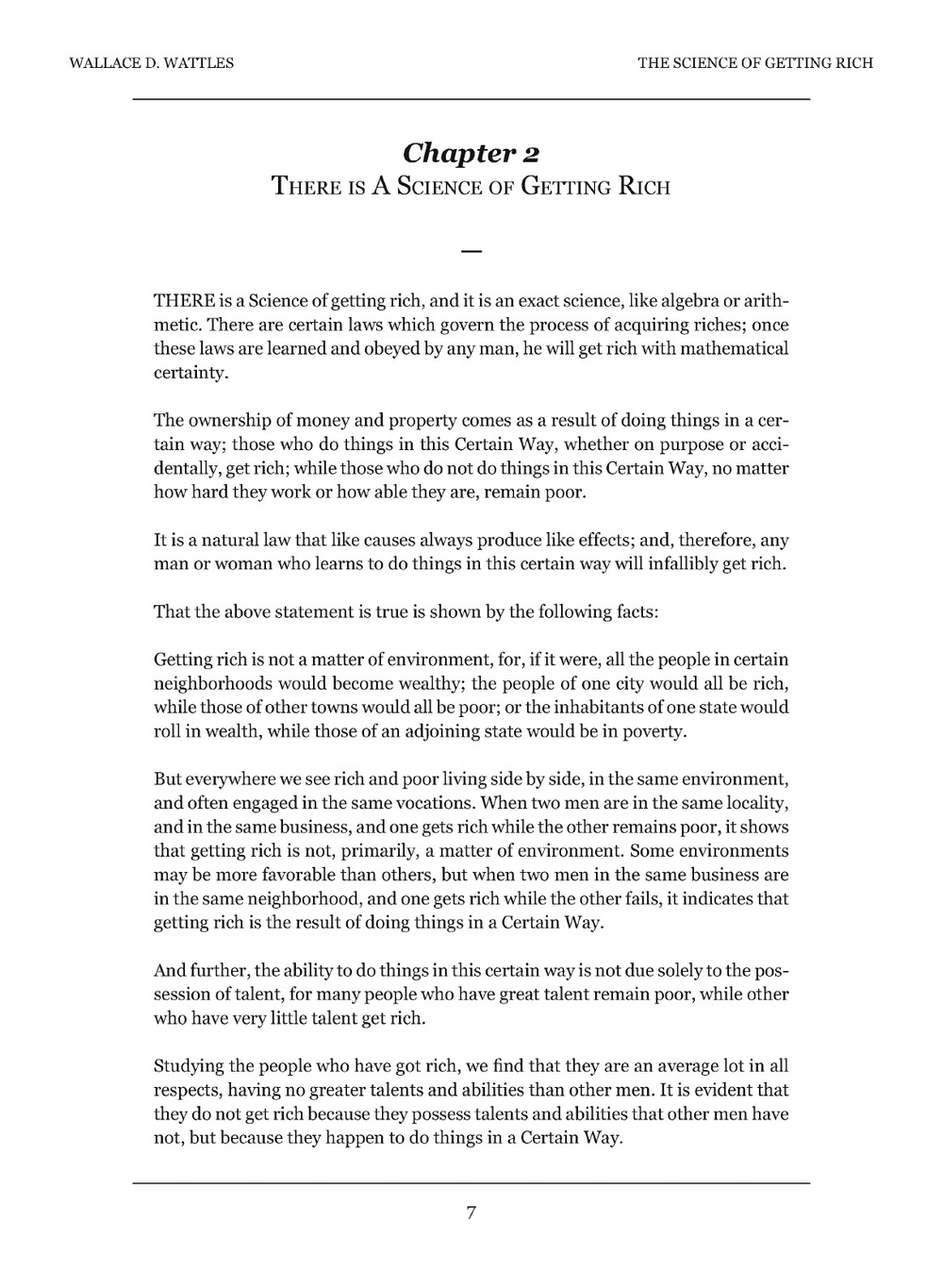 The Science of Getting Rich | Wallace D. Wattles