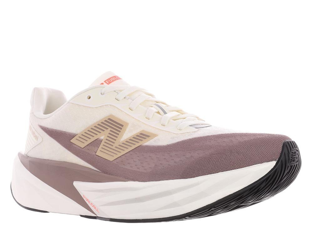 Кроссовки для бега мужские New Balance FuelCell Rebel v5 Кремово-Фиолетовые