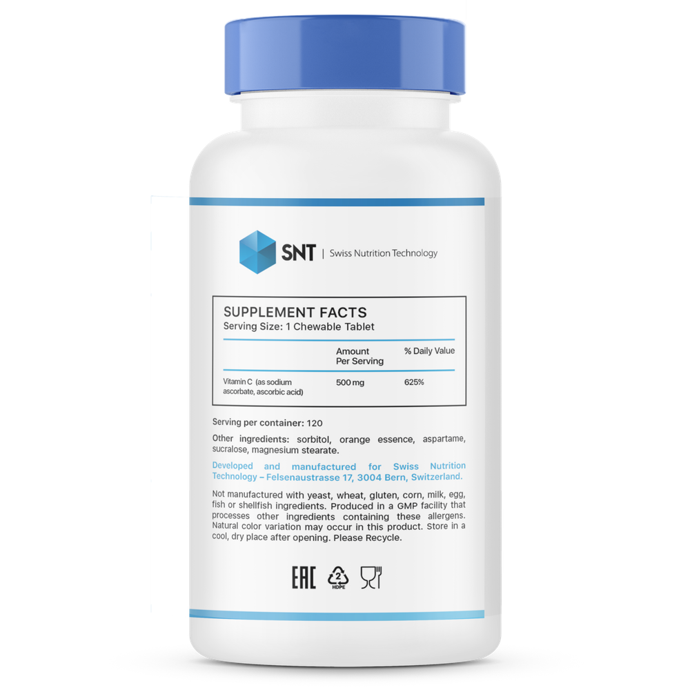 Vitamin Chewable C 120 tabs