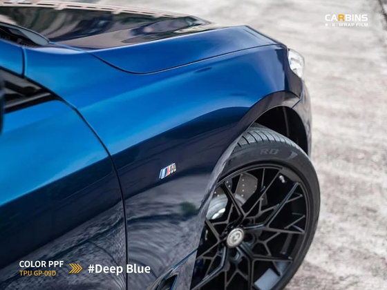 Carbins Color PPF Deep Blue GP 09D синяя цветная полиуретановая защитная антигравийная пленка