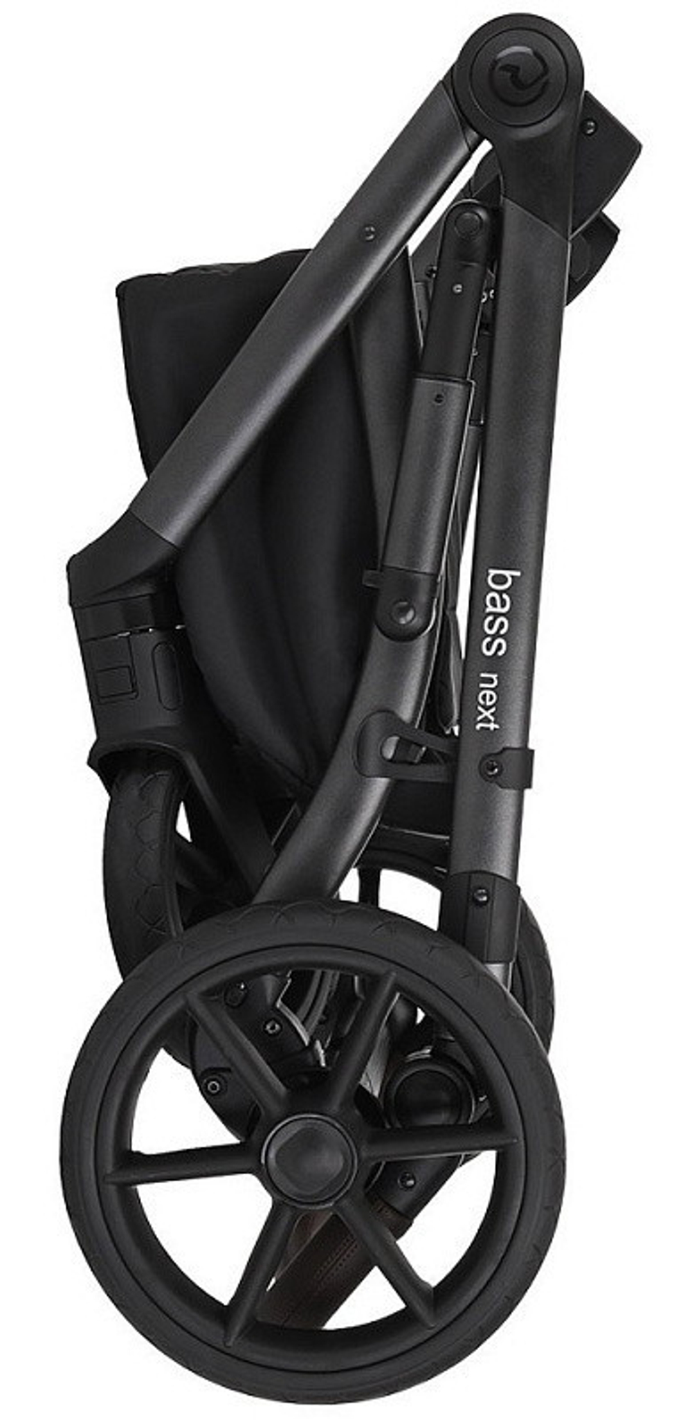 Детская коляска Roan Bass Next Кожа 3 в 1 с автокреслом Tutis Elo Lux EduSky Black RN088/1 Black/Black