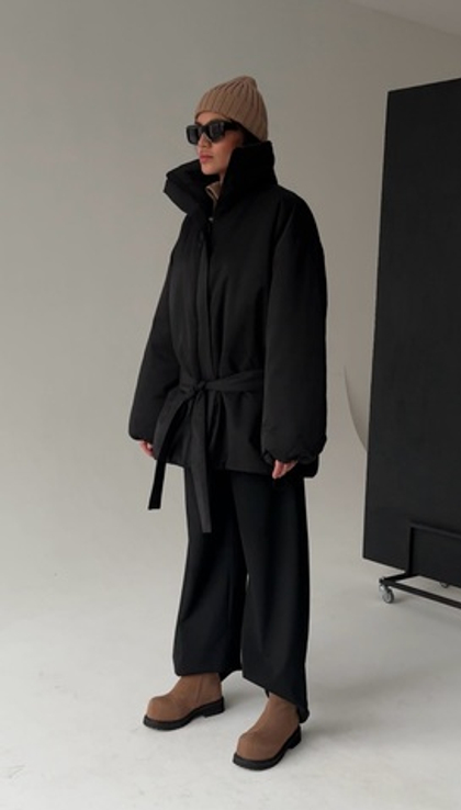 Куртка OVERище утепленная (черный)