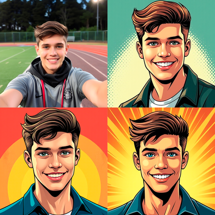 Аватарки в стиле Комикс 153С мужские