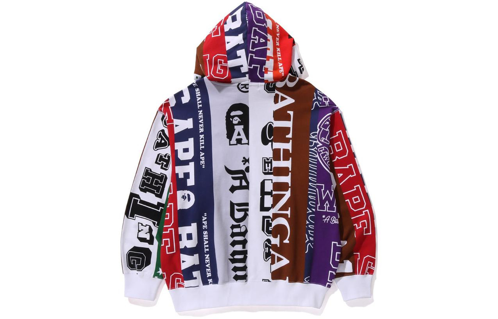 A Bathing Ape Fans Scarf Full Zip Худи