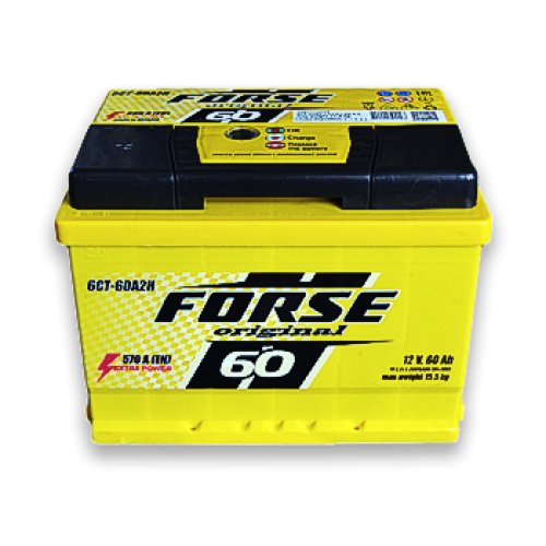 Аккумулятор 6СТ-60 VL (0), о.п., R+, FORSE (JIS)