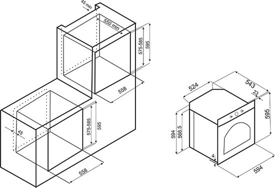 Электрический духовой шкаф EXITEQ EXO-101