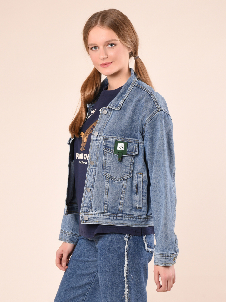 Куртка женская джинсовая