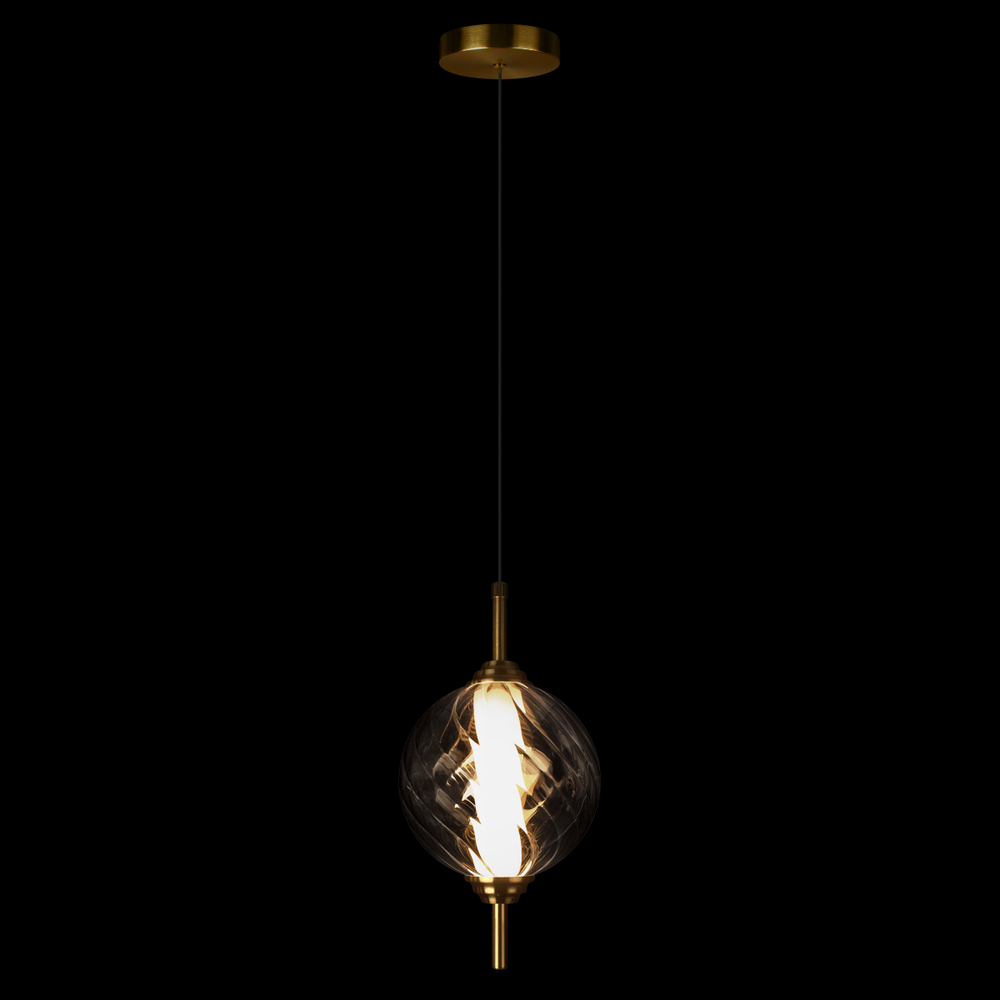 Подвесной светодиодный светильник Loft It Helix 10421/B Smoke