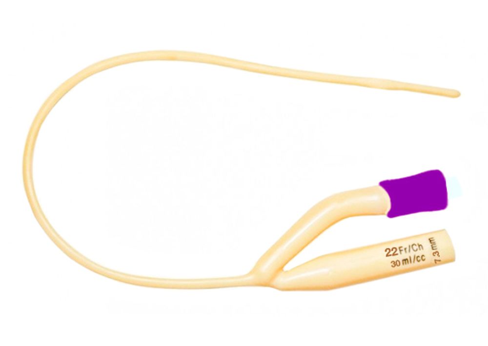 Латексные двухходовые катетеры Фолея Vogt Medical  Ch 22