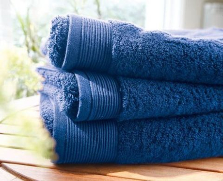 Полотенце 70х140 Blanc des Vosges Uni Bleu Royal