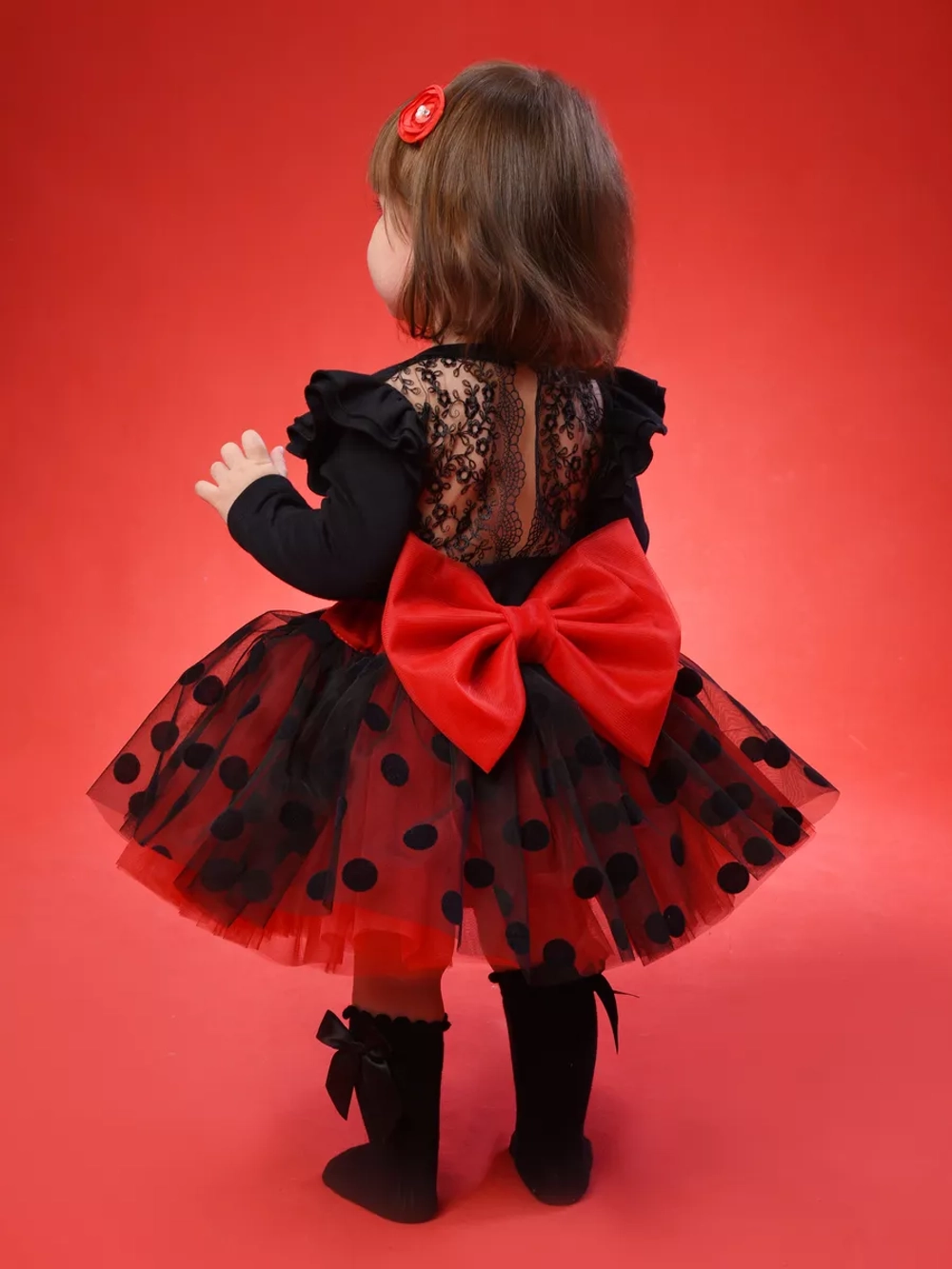 Боди с кружевной спинкой