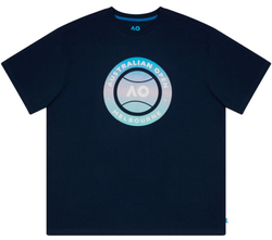 Мужская теннисная футболка Australian Open AO Round Logo Tee - небесный