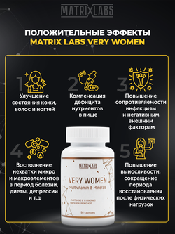 Matrix Labs VERY WOMEN Multivitamin & Mineral (90 капс.) [M]