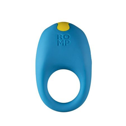 Эрекционное кольцо Romp Juke с вибрацией, перезаряжаемое, синее