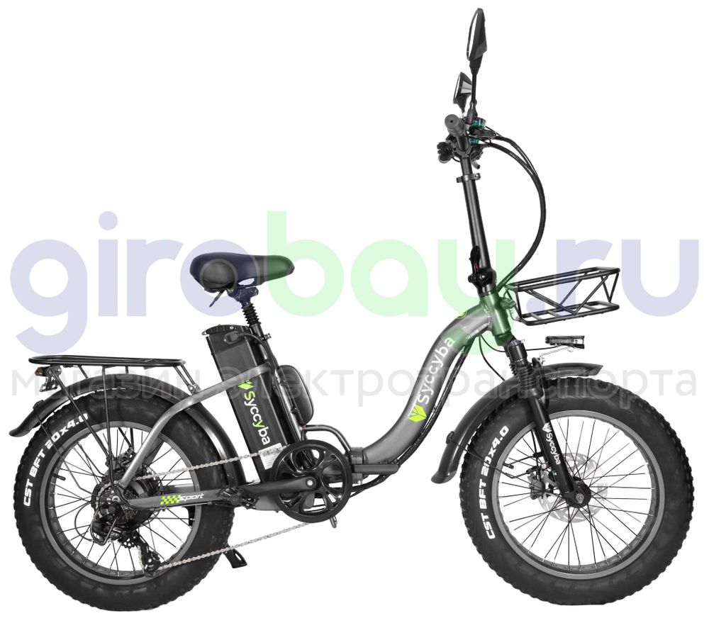 Электровелосипед Syccyba F11 Pro 2025 года (48V/15Ah) - Серый обод фото №9