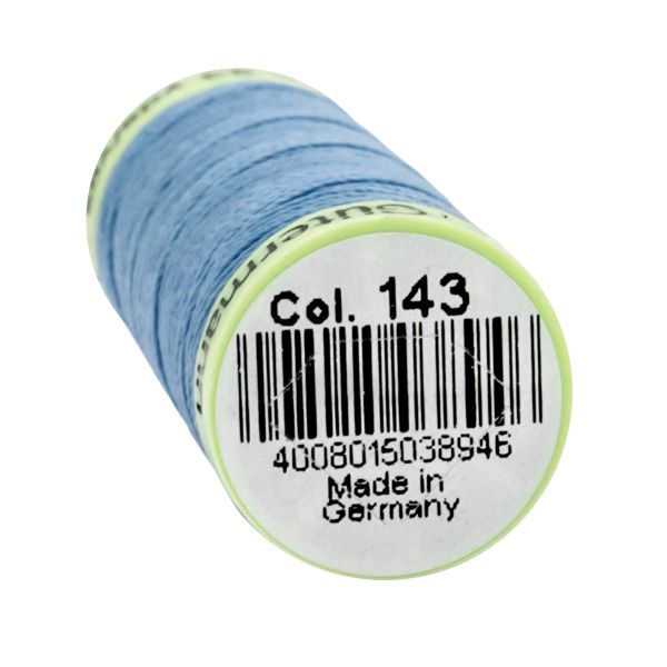 Нитки отделочные Gutermann Top Stitch 30 (30 метров), 5 кат. | 143 серо-голубой