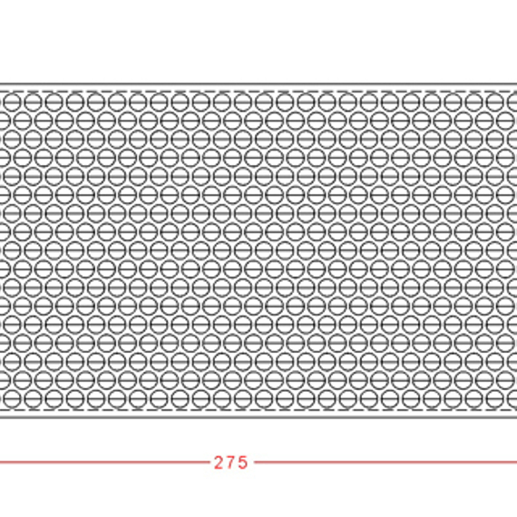 119 | Форма для шоколадных конфет "Микро полусфера" (275*135 мм)