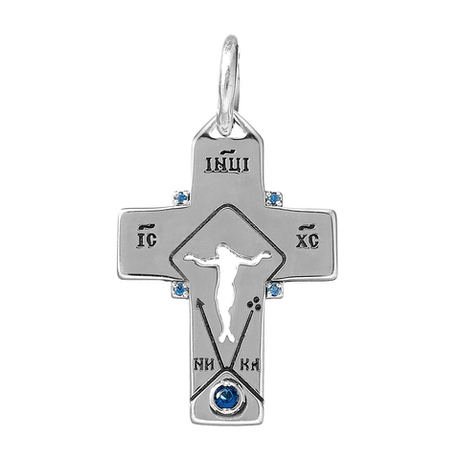 Крест из серебра/Без покрытия