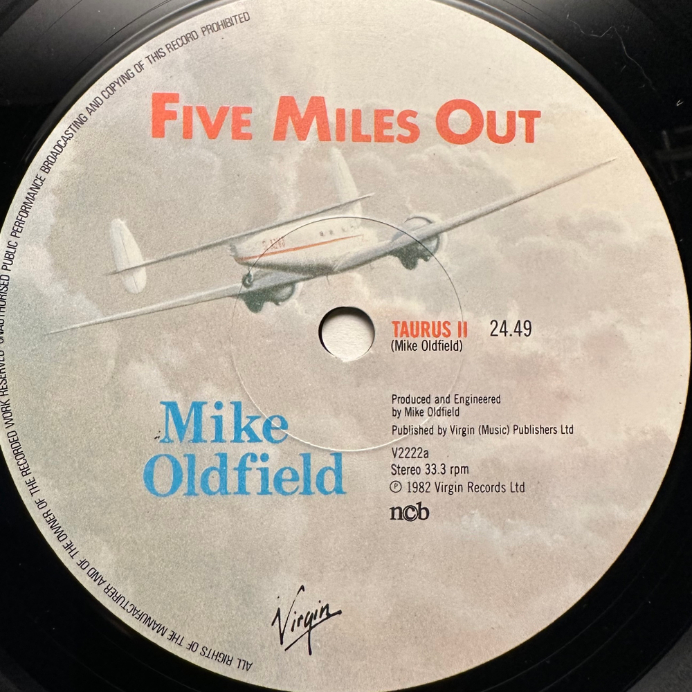 Mike Oldfield - Five Miles Out (Скандинавия 1982г.)