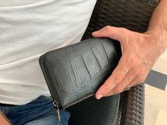 Кошелек из кожи крокодила WA-118