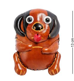 BL-48/1 Кошелёк кожаный «Собака»