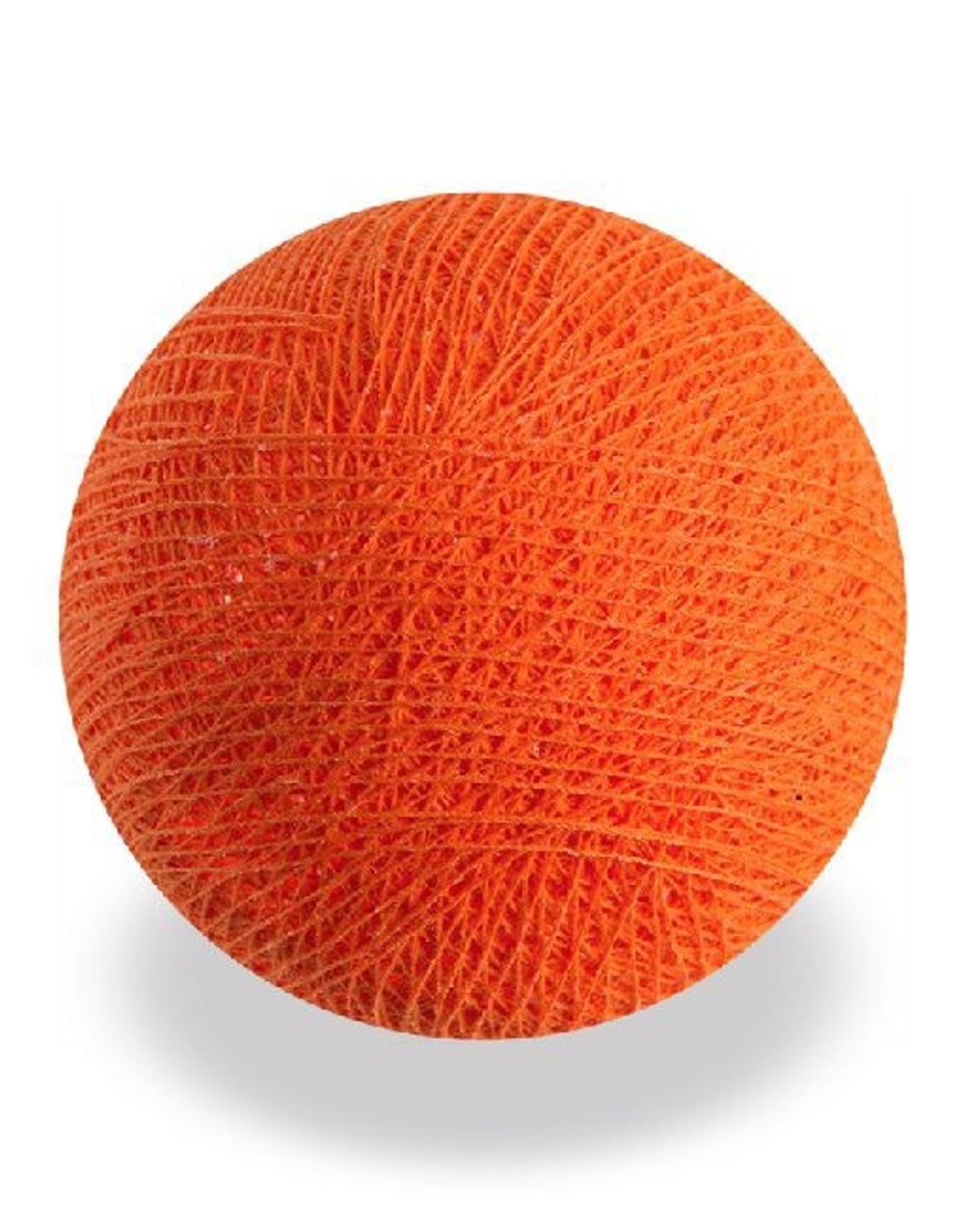 Хлопковый шарик оранжевый