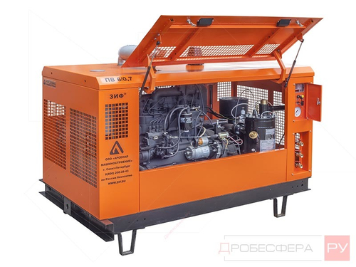 Дизельный компрессор ЗИФ-ПВ-4/1,6 без шасси