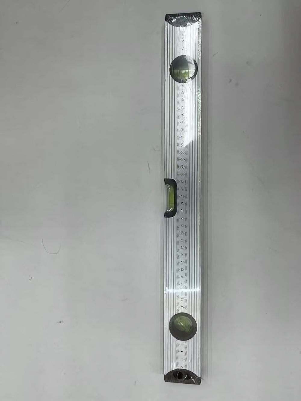 Уровень строительный алюминиевый Lamboss, 3 глазка, 50см