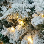 Ёлка «Снежные огни» 180 см, ПВХ с белым напылением 230 ламп LED (728 веток)