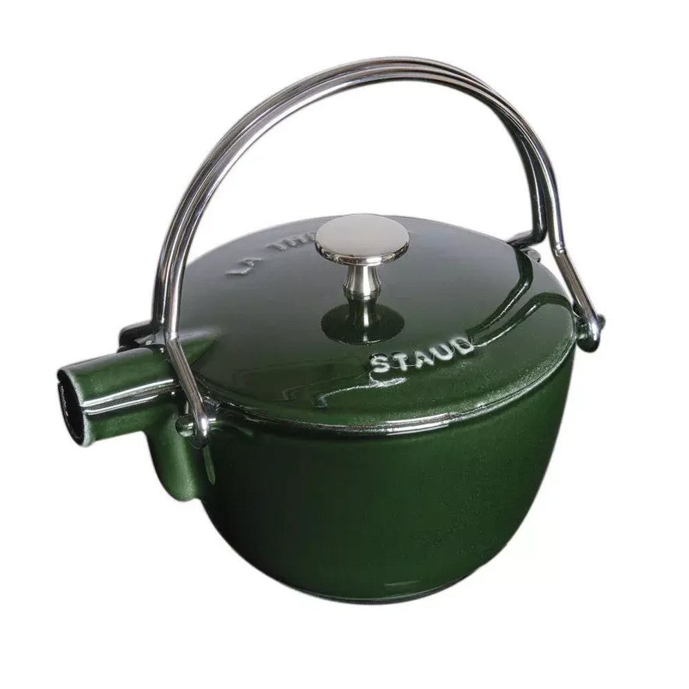 STAUB - Чайник чугунный 1,15л базилик-зеленый / артикул   40509-423-0  / GTIN 3272346500859