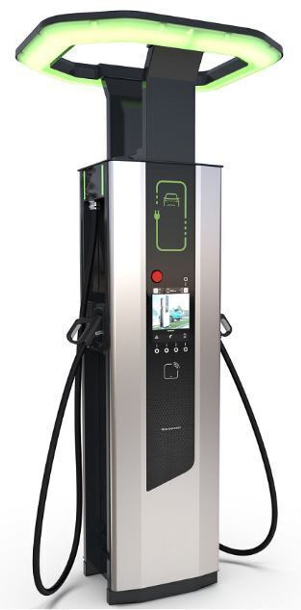 Зарядная станция Стрим Электро EC.A CHAdeMO + GBT + Люстра, 120 кВт