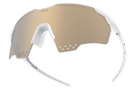 Спортивные очки HILX Gladiator (L) / Shiny White / Gold Mirror Lens