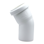 Отвод канализационный PRO AQUA STILTE Ø50x30°