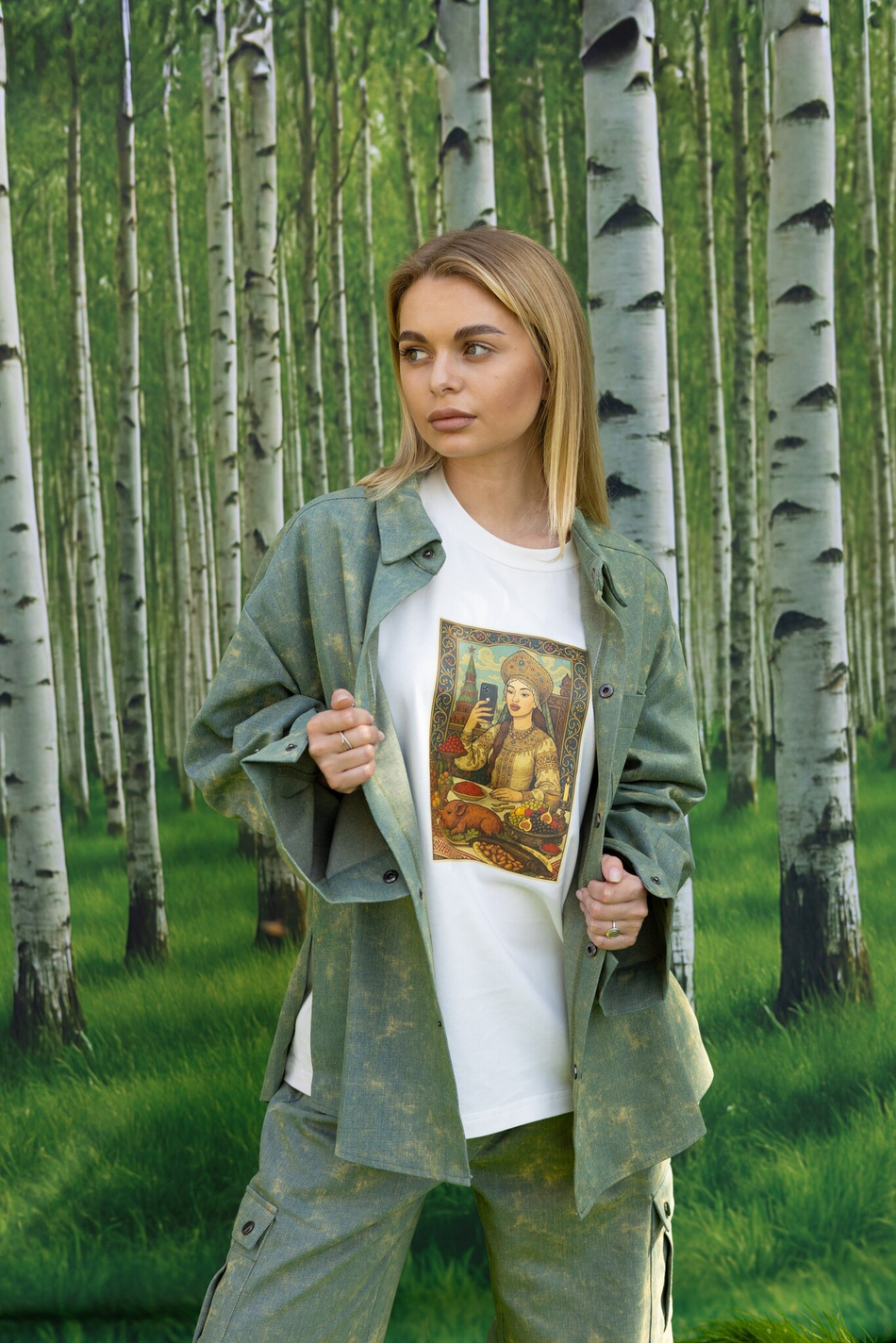 Рубашка Forest Jeans (Light Green)