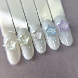 Zoo nail Фигурки объемные для дизайна Кристальные звездочки, 10шт2