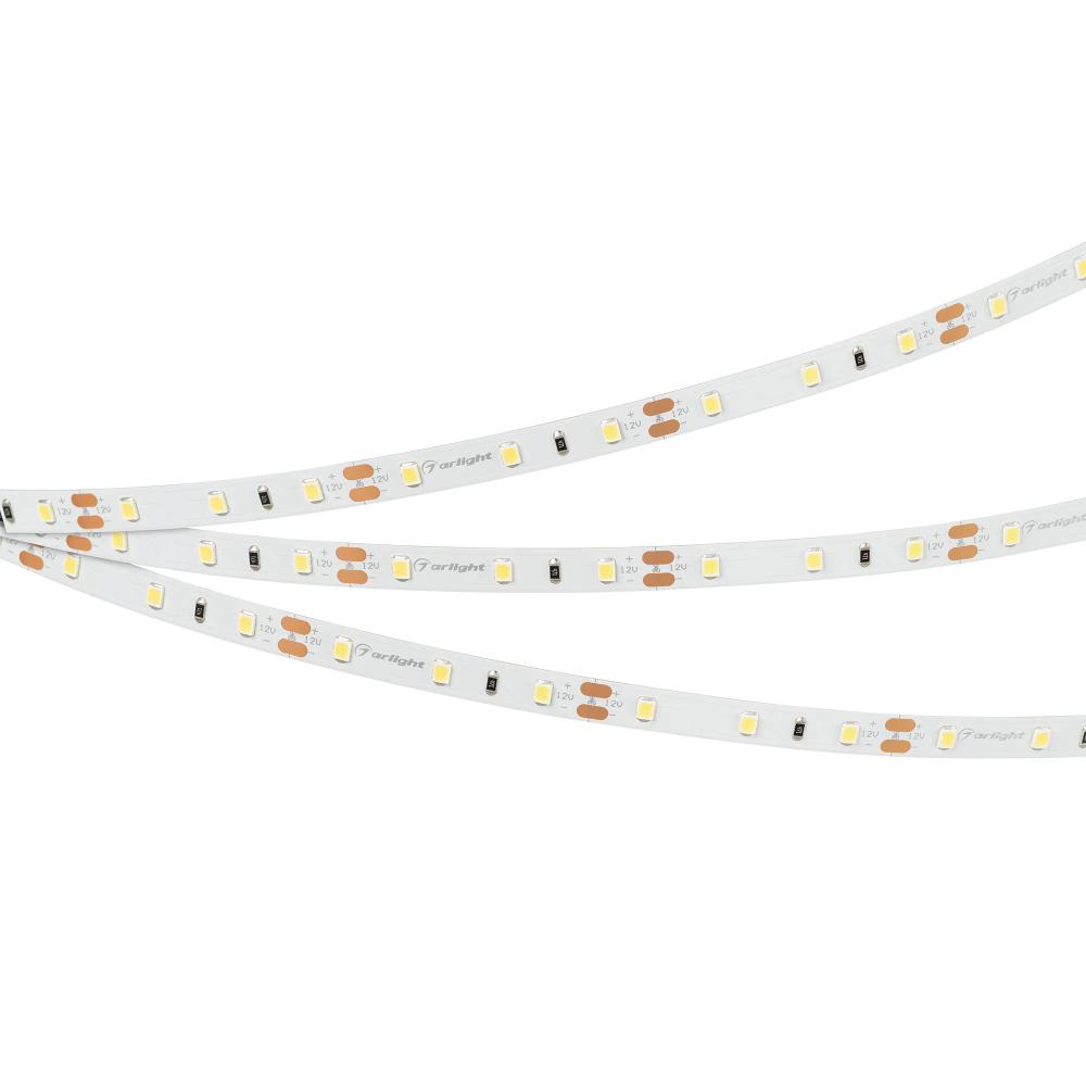 Светодиодная лента RT-A60-8mm 12V White6000 (2 W/m, IP20, 2835, 5m) (Arlight, -) 029752(2)