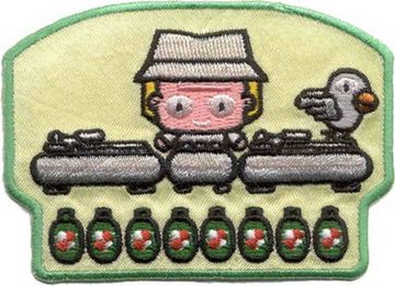 Нашивка Dj at work (Ди-джей на работе)